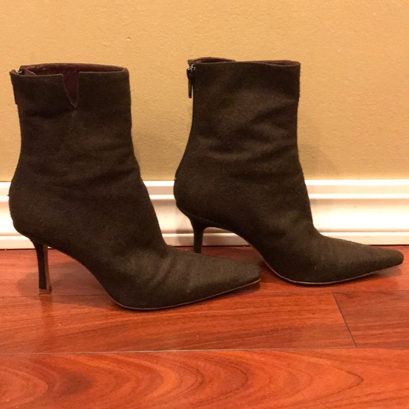 Jimmy Choo London brown fur ankle boots - Picture 2 of 6